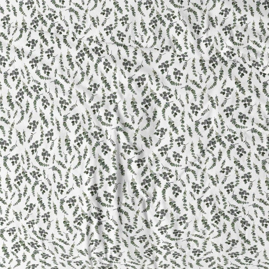 Image avec tissu 100 % coton - eucalyptus 125 g/m² (bientôt) – disponible chez Šarlotes audumi