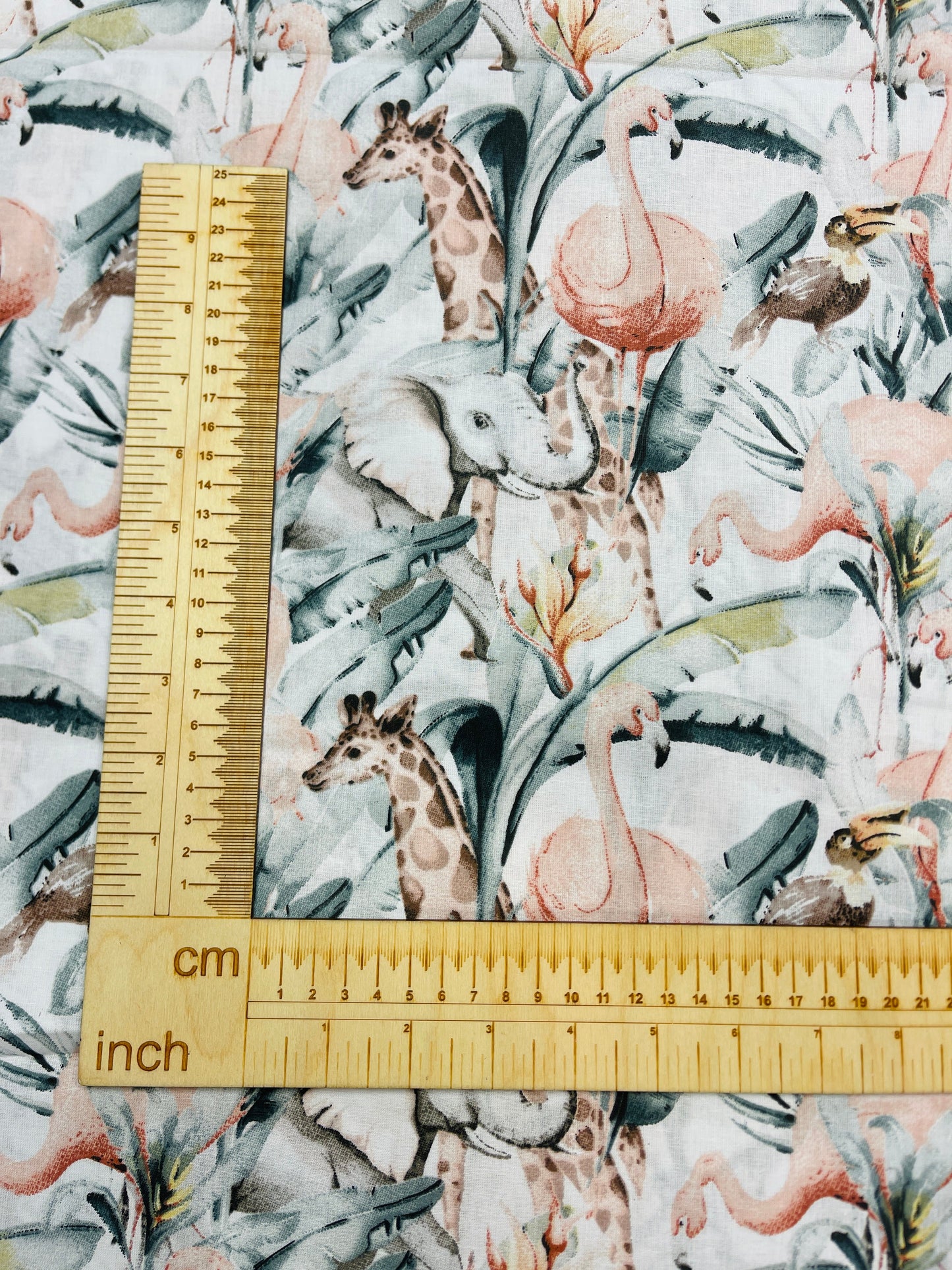 100% Kokvilnas audums - tropi 125 g/m²