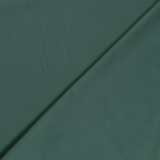 100% Kokvilnas audums - tumši zaļš 220cm 125 g/m²