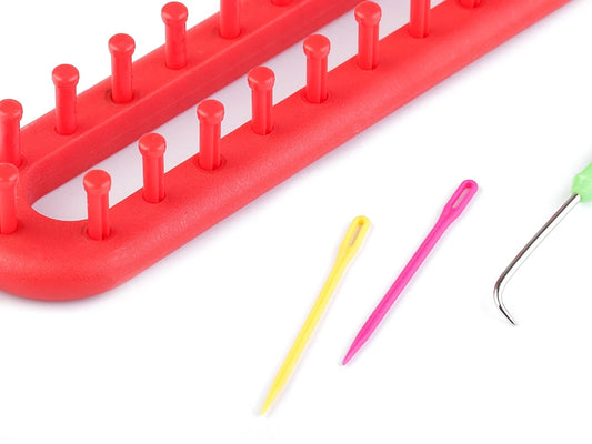 Tapošanas (Knitting Loom) rāmja komplekts šallēmun cepurēm – 5,2 × 26 cm