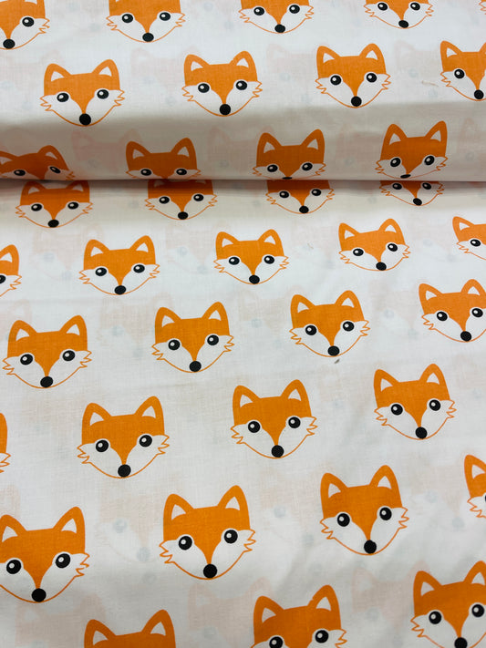 100% Kokvilnas audums-lapsas 125 g/m²