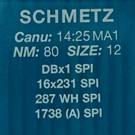 SCHMETZ DBx1 SPI needles for industrial sewing machines – for dense and thin fabrics (10 pcs.)