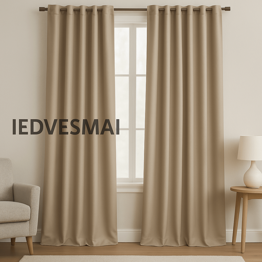 Aizkaru audums, aptumšojošs Blackout|230 g/m² 140 cm|bēšs