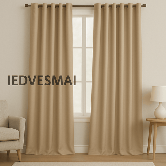 Aizkaru audums, aptumšojošs Blackout|230 g/m² 140 cm|dzeltenīgi bēšs