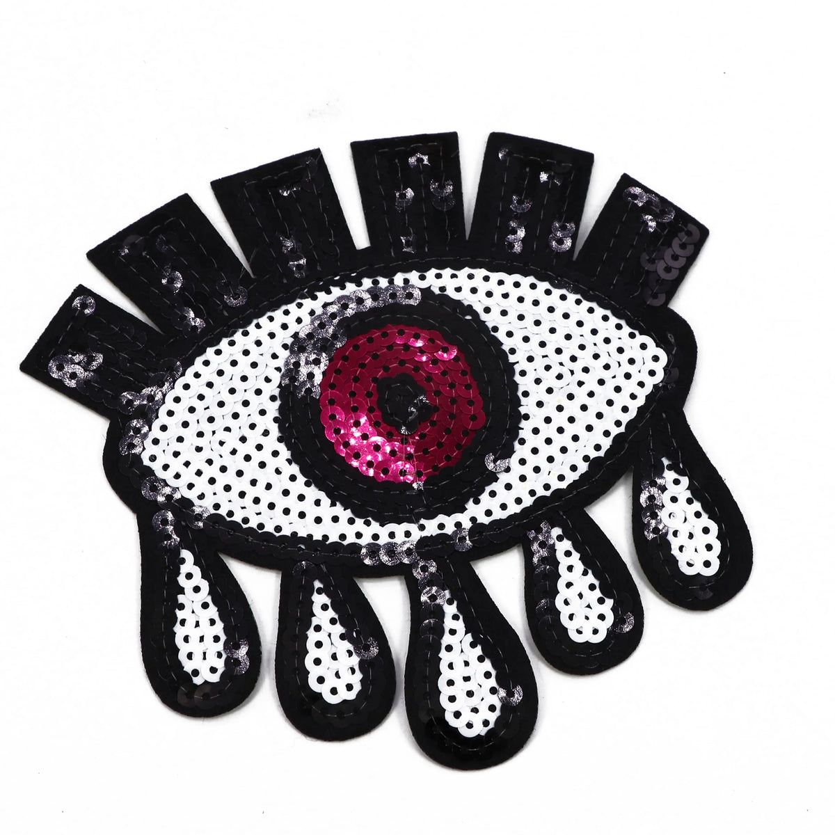 Thermotransfer-Applikation – Amaranth-Auge, 50012/F