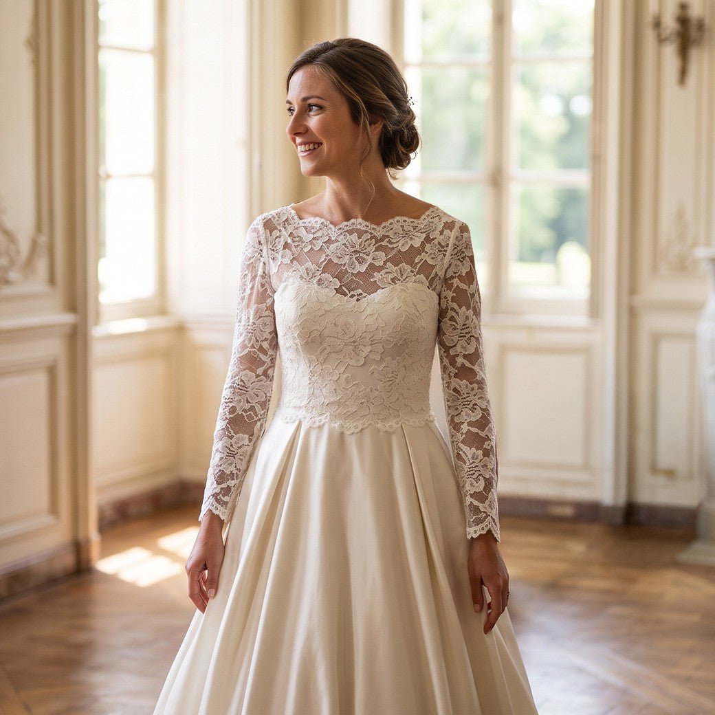 Bild mit dickem Satinstoff Royal Heavy Satin – beige – online erhältlich bei Šarlotes audumi