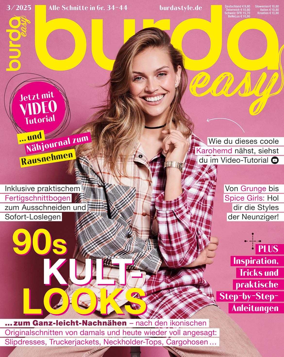 Attēls ar Burda Easy 03/2025 - DE – pieejams Šarlotes audumi