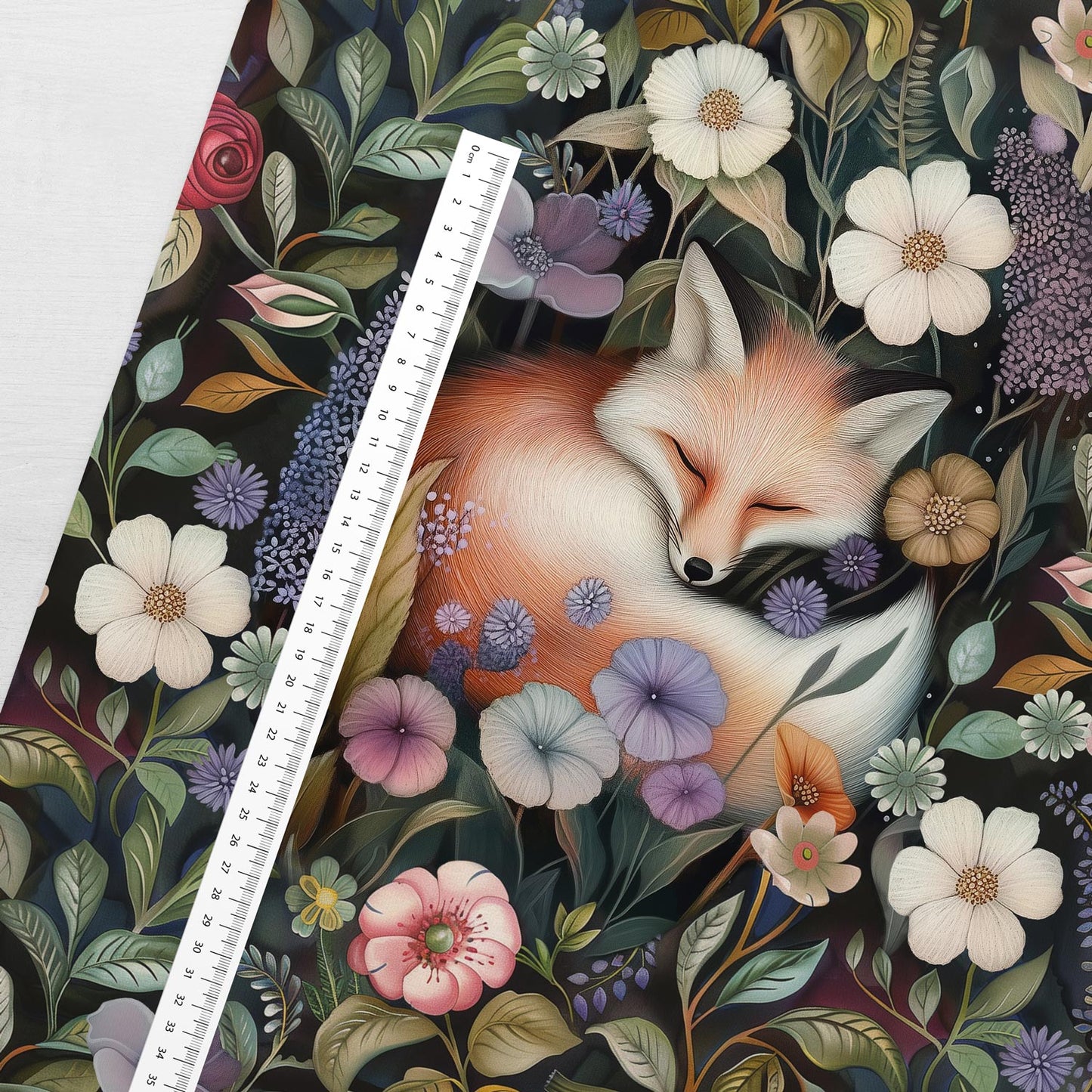 Attēls ar Cilpiņtrikotāžas panelis 40x50 cm - noslēpumainās pļavas kūmiņš 250 g/m² – pieejams Šarlotes audumi