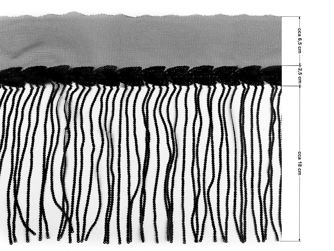 Dekora lente ar fliteru bārkstīm – 20 cm plata