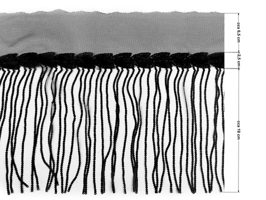 Dekora lente ar fliteru bārkstīm – 20 cm plata