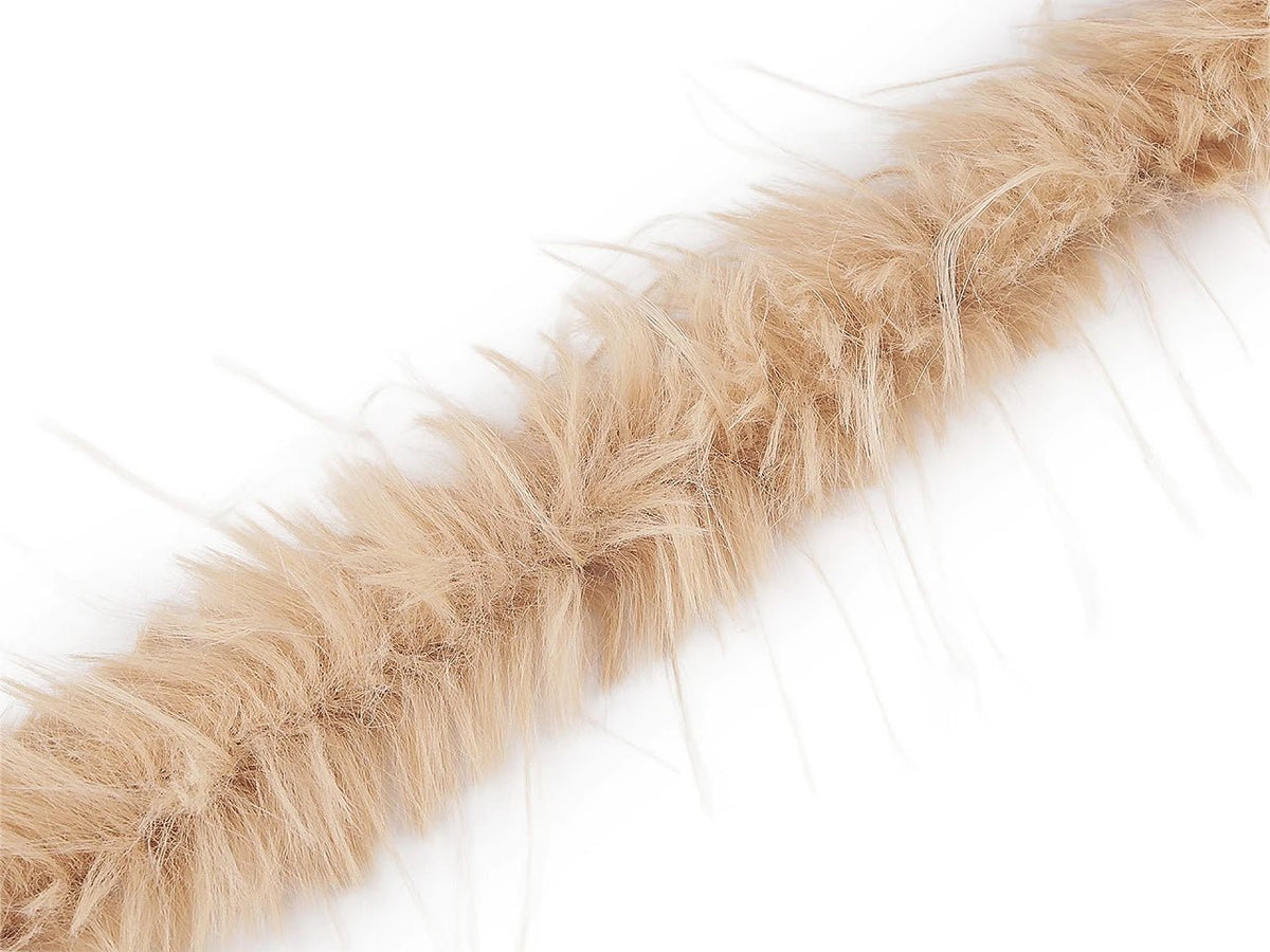 Bild mit dekorativem Federband mit langem Flaum, 6 cm – online erhältlich bei Šarlotes audumi
