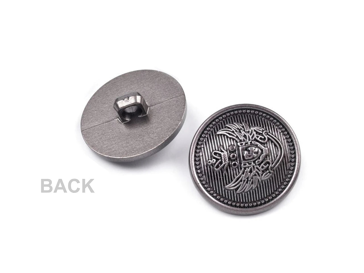 Attēls ar Dekoratīvas pogas ar kājiņu, 21 mm – pieejams Šarlotes audumi