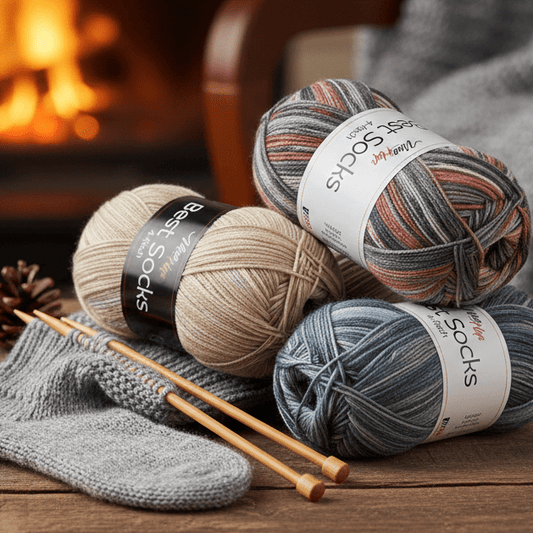 Attēls ar Dzijas Vlna Hep Best Socks - 100g / 420m – pieejams Šarlotes audumi