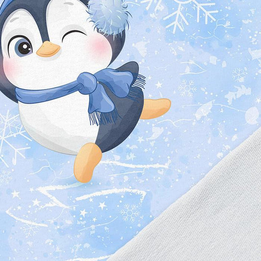 Cilpiņtrikotāžas panelis 40x50 cm-pingvīniņš 250 g/m²
