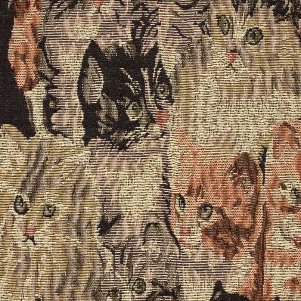 Attēls ar Gobelēns - kaķīši 260 g/m² – pieejams Šarlotes audumi