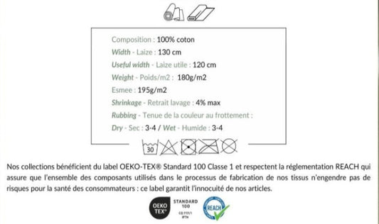 Muslin with Embroidery - Beige Flowers 180 g/m²