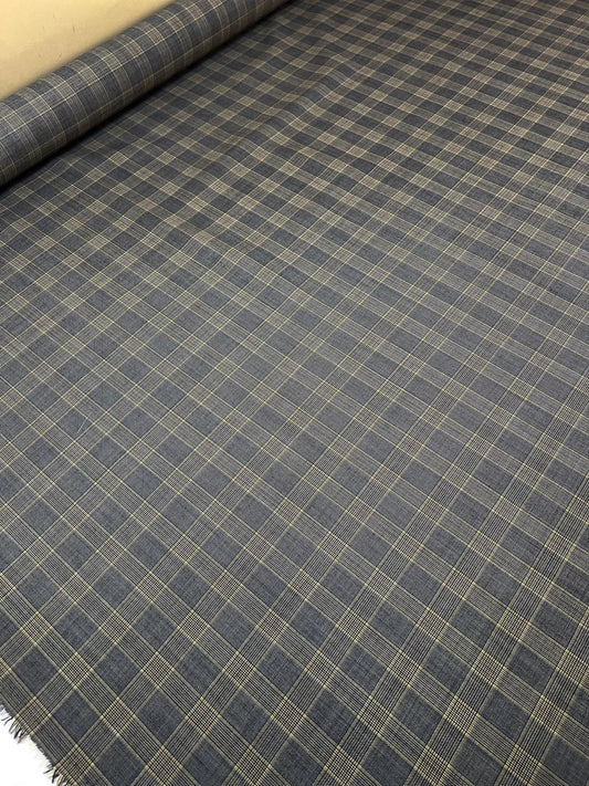 Itālijas tvīda kostīmaudums | 60% vilna | 39% kokvilna | 1% elastāns | 260 g/m² | 160 cm