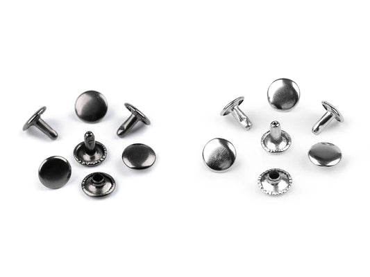 Kniedes metāla divpusējas Ø10 mm - (100 gb)