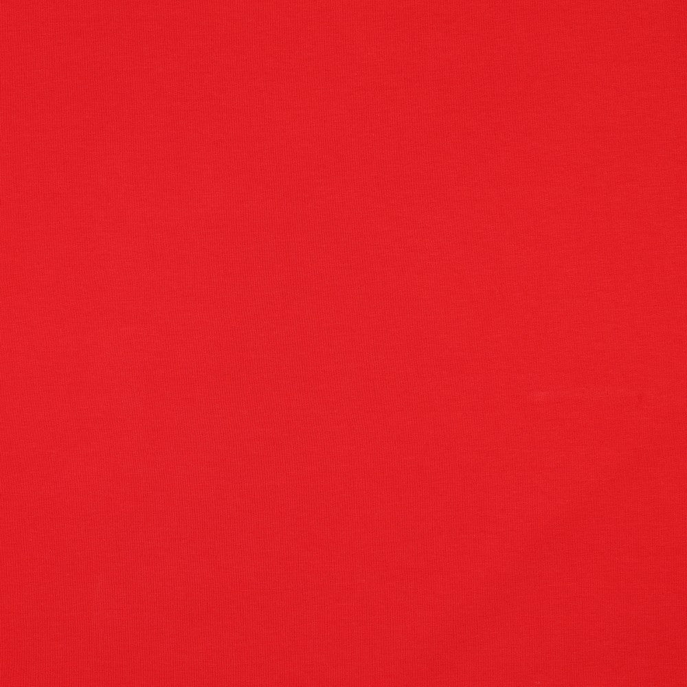 Kokvilnas cilpiņtrikotāža - sarkana 235 g/m² (GOTS sertif.)
