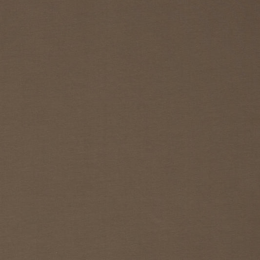 Image with taupe cotton loopback knit, 230 g/m² – available online at Šarlotes audumi