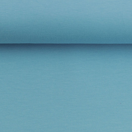 Kokvilnas cilpiņtrikotāža - tirkīzzila 240 g/m²