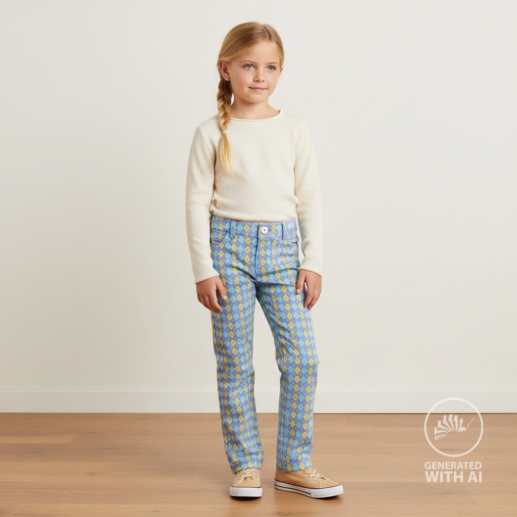 Image de tricot de coton à carreaux Burlington – disponible en ligne chez Charlotte's Fabrics