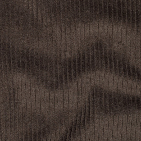 Kokvilnas velvets - šokolādes brūns 280 g/m²