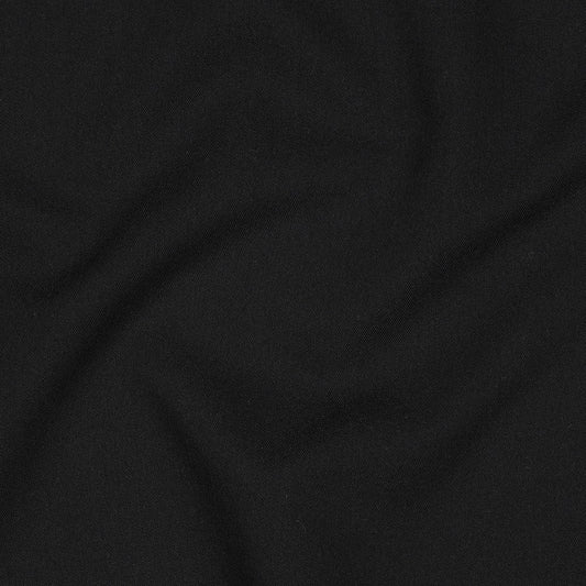 Attēls ar Kostīmaudums ar elastānu - melns 200 g/m² – pieejams Šarlotes audumi