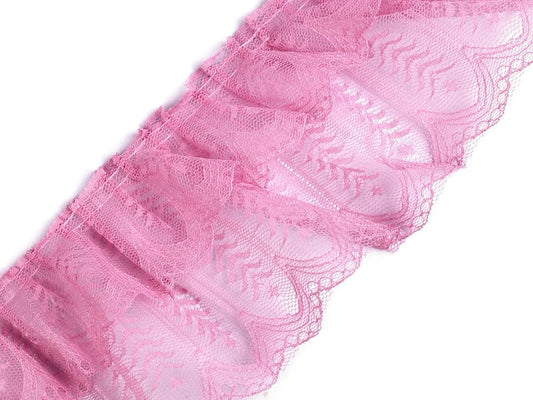 Attēls ar Krokota mežģīņu lente 85–95 mm - rozā – pieejams Šarlotes audumi