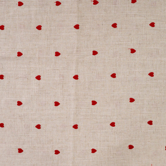 Attēls ar Lins ar viskozi - sirsniņas 180 g/m² – pieejams Šarlotes audumi