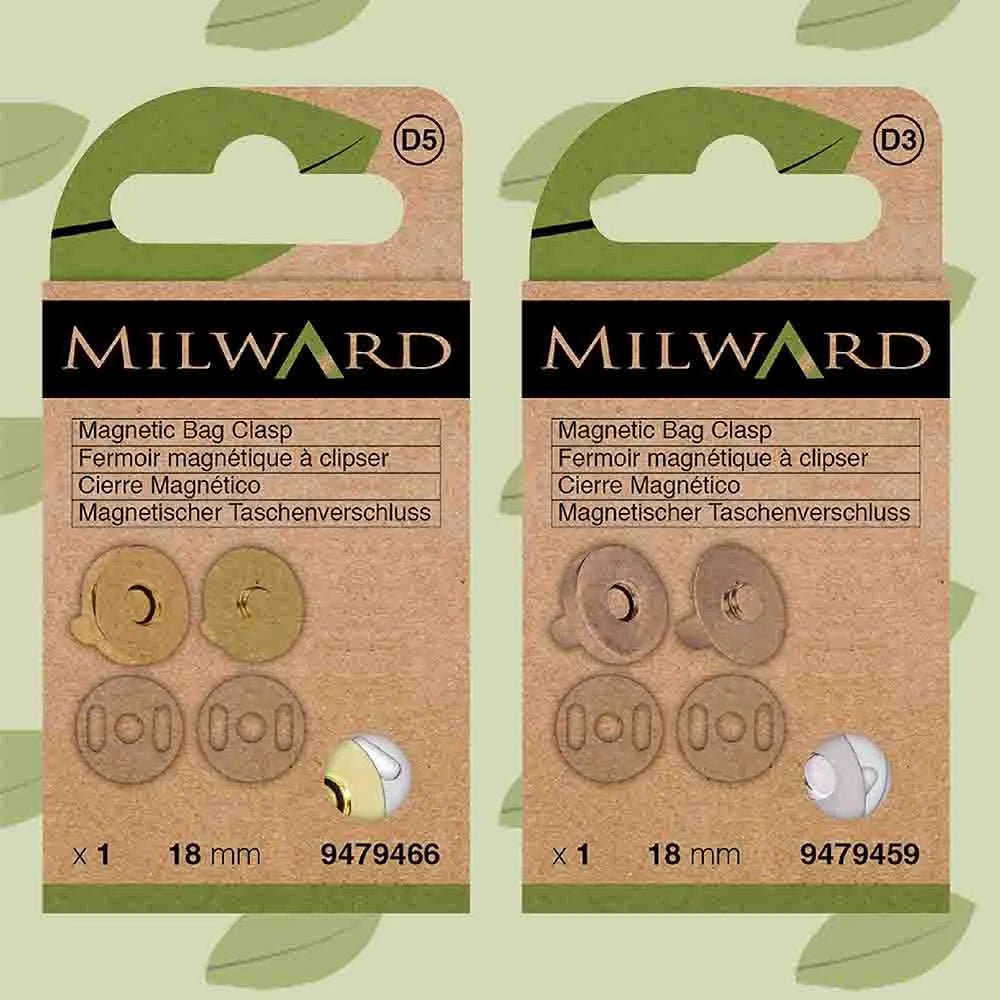 Magnēta aizdare Ø18 mm - zelta