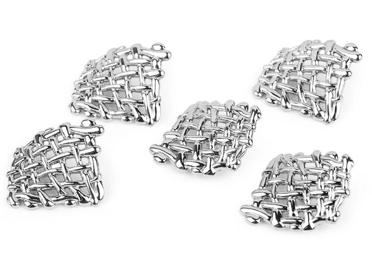 Attēls ar Metāla dekoratīvās pogas ar kājiņu, 30 mm – pieejams Šarlotes audumi