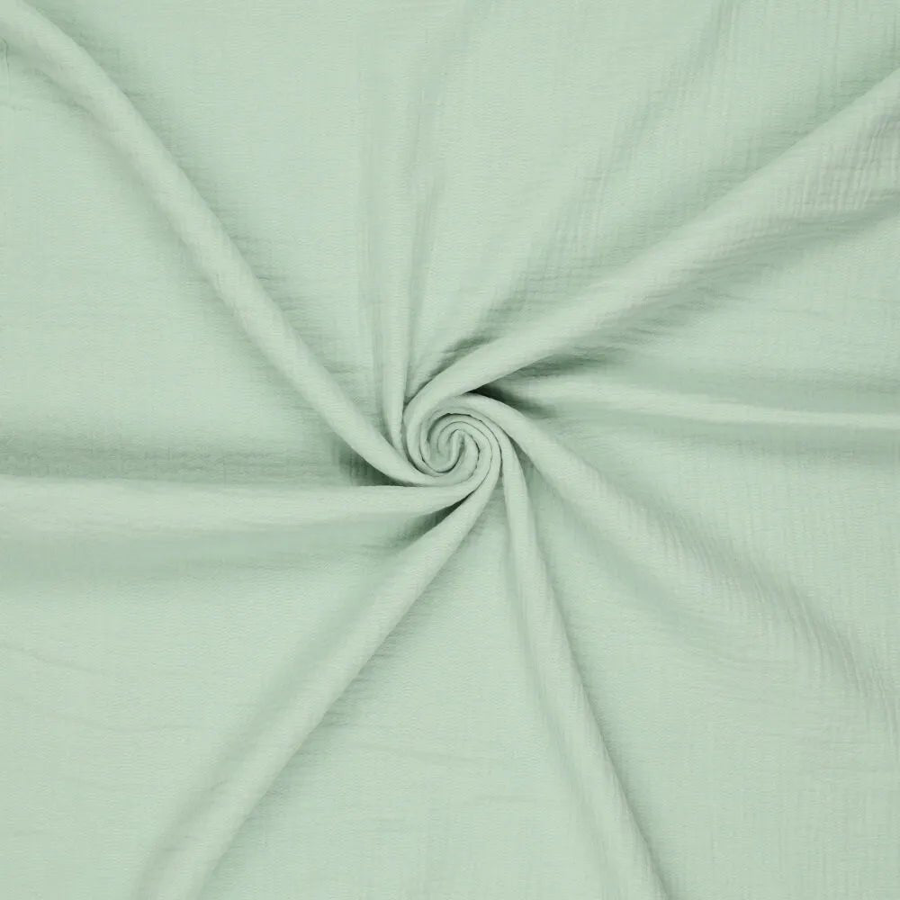 Attēls ar Muslīns - mint 125 g/m² – pieejams Šarlotes audumi