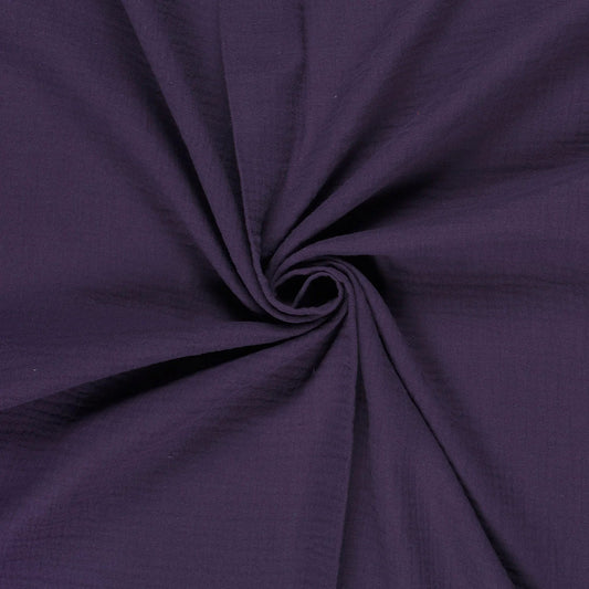 Attēls ar Muslīns - tumši lillā 125 g/m² – pieejams Šarlotes audumi