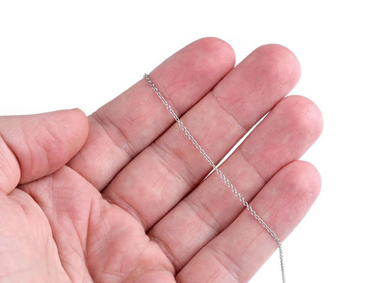 Nerūsējošā tērauda ķēdīte| 1 m garums, platums 1.2 vai 1.5 mm