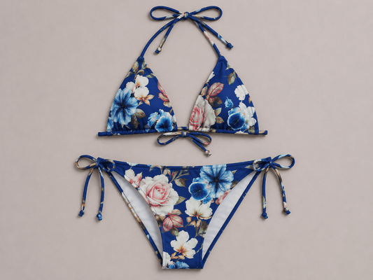 Image of swimsuit lycra fabric - roses 220 g/m² – available at Charlotte's Fabrics
