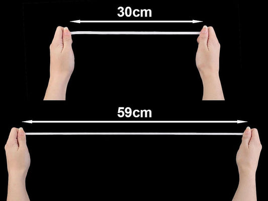 Plakanā gumija - 6 mm balta