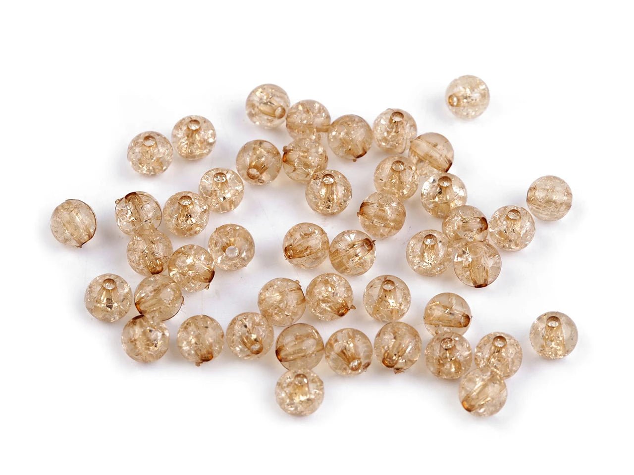 Plastmasas pērlītes Ø8 mm 30 g| dažādu toņu