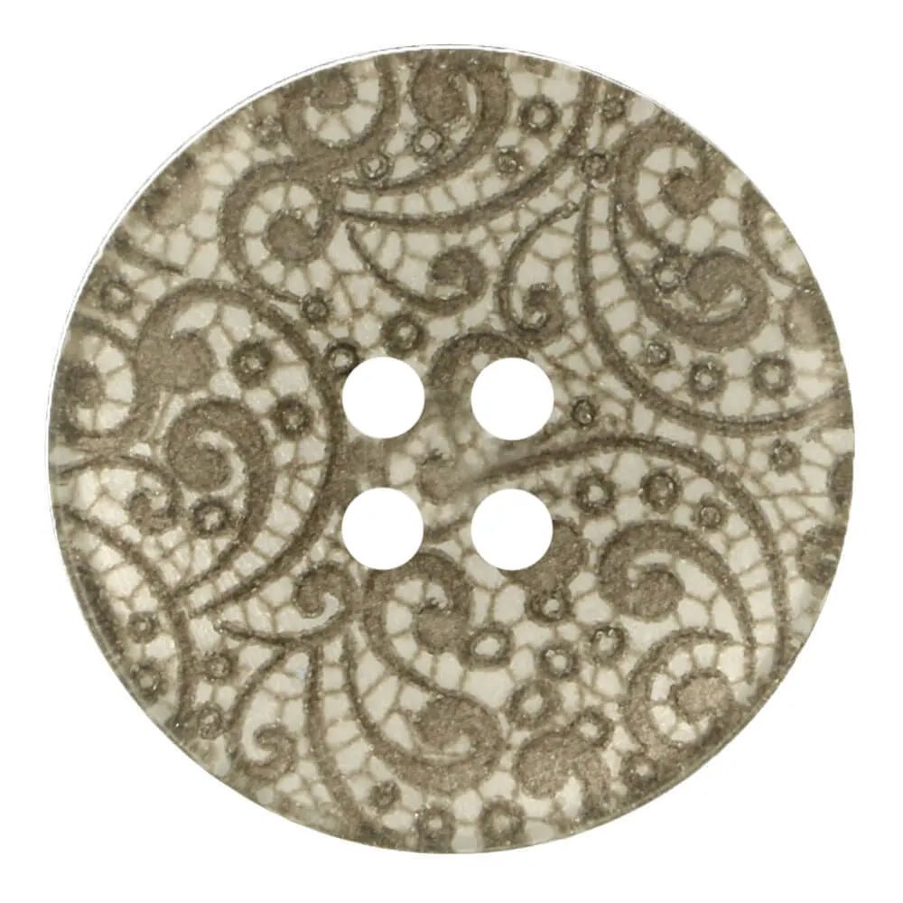 Plastmasas pogas 17.5 mm - mežģīņraksts