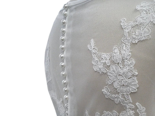 Poga pērlīte 9 mm| balta vai silti balta