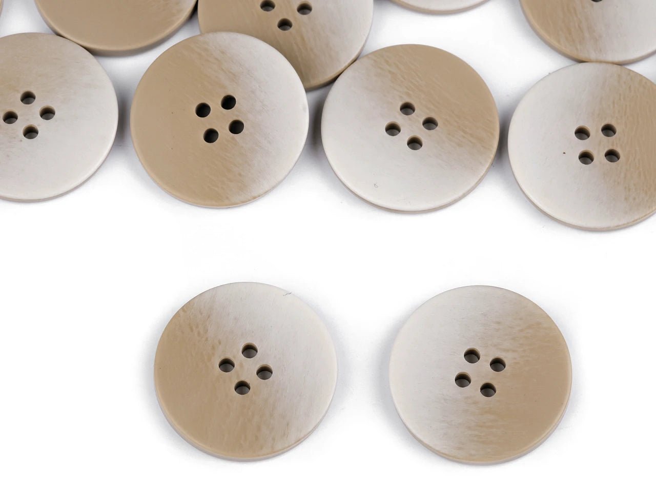 Attēls ar Pogas ar ombre efektu elegants krāsu pārejas dizains Ø 21 mm - 28 mm – pieejams Šarlotes audumi