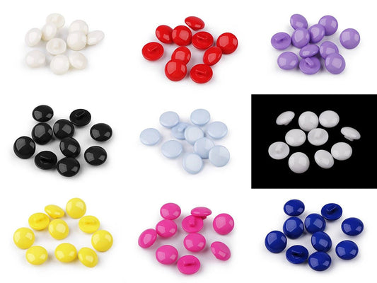 Pogas uz kājiņas 12.5 mm - krēmkrāsas