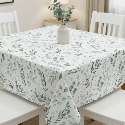 Attēls ar Premium 100% kokvilnas audums - eikalipta lapas 115 g/m² – pieejams Šarlotes audumi