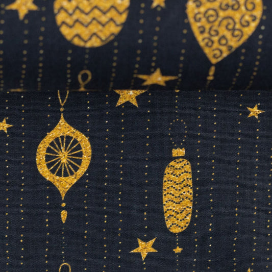 Premium 100% kokvilnas audums - ziemassvētku raksts 115 g/m²