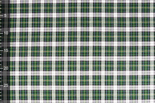 Premium Flanelis - zaļš rūtains 120 g/m²