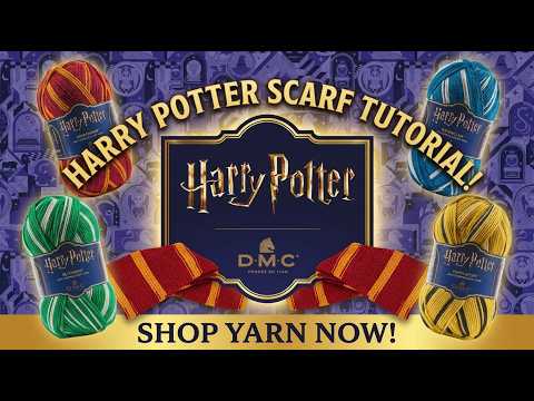 DMC Harry Potter Magic Garn 300 g / 410 m – selbststreifendes Garn in den Farben der Hogwarts-Häuser