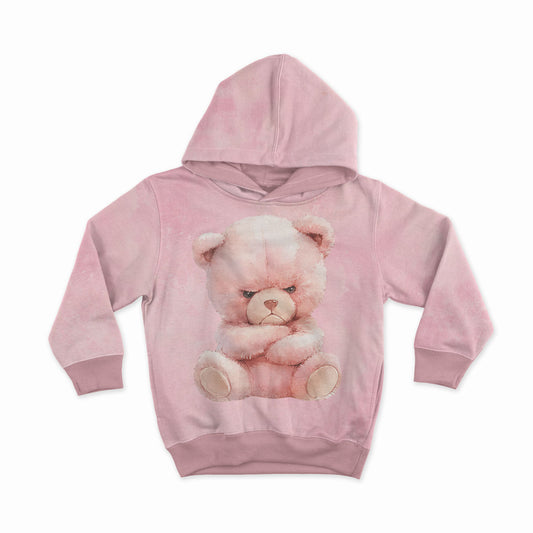 French Terry Paneel-Rosa Muster 250 g/m²