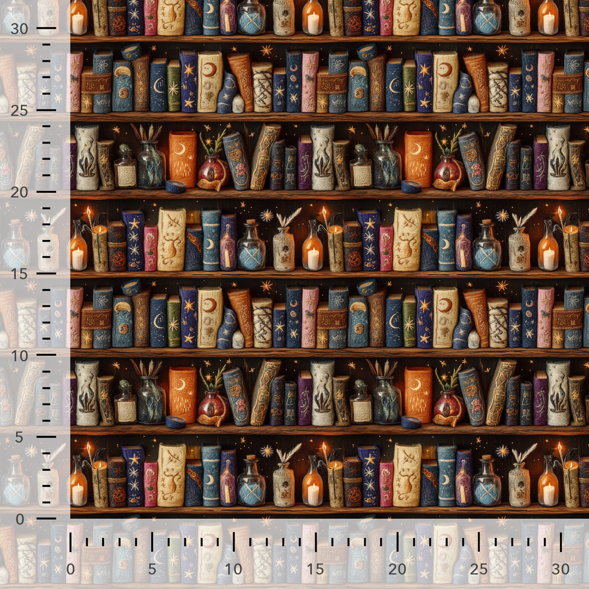 Baumwoll-Loopstrick mit Futter - Bücherregal