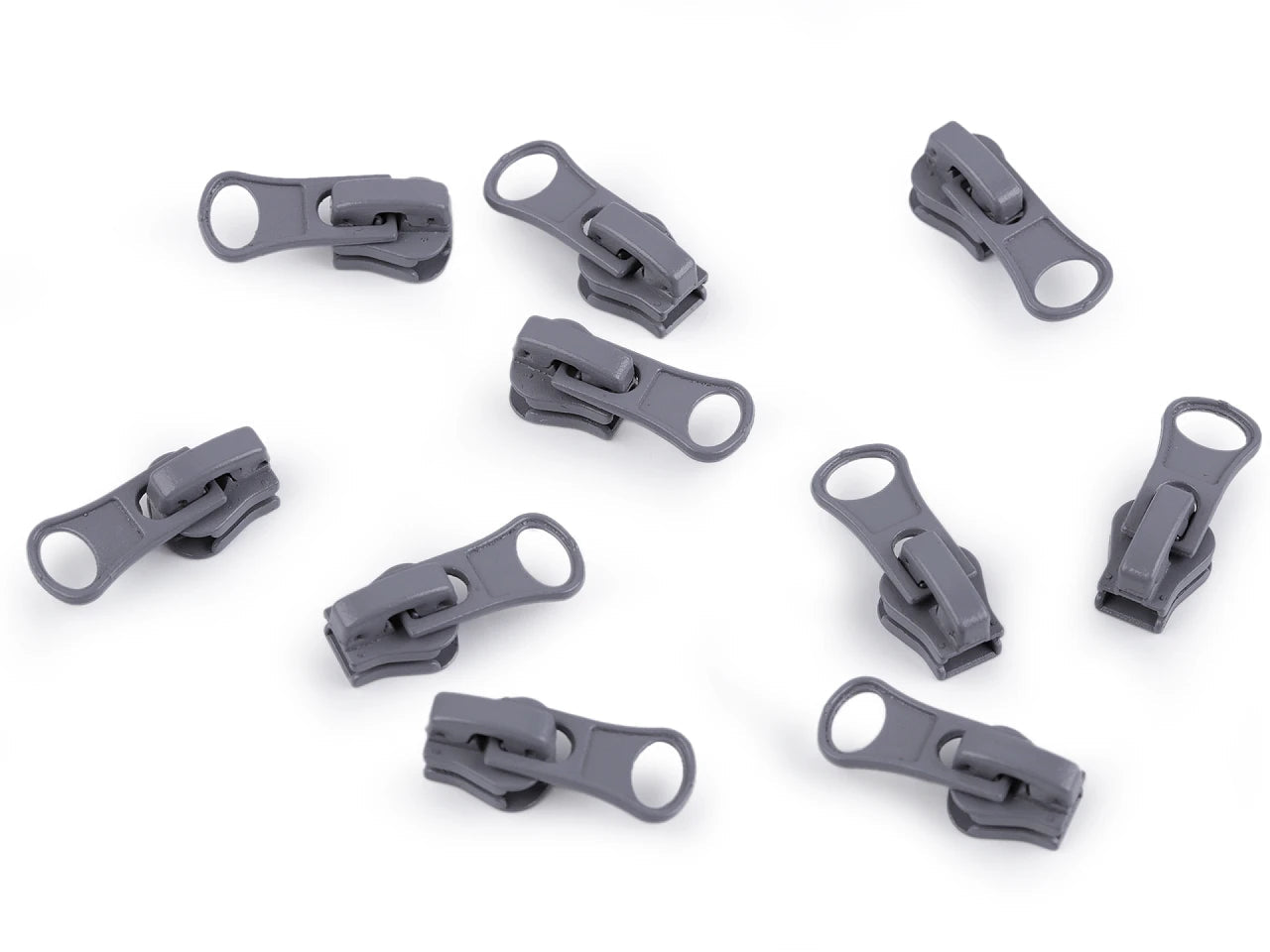 Image avec curseur, tirette pour fermeture éclair en plastique n°3|de différentes teintes – disponible chez Šarlotes audumi