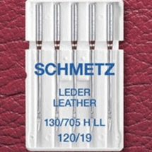 Šujmašīnu adatas ādai SCHMETZ LEATHER - Nr.120 (5gab.)